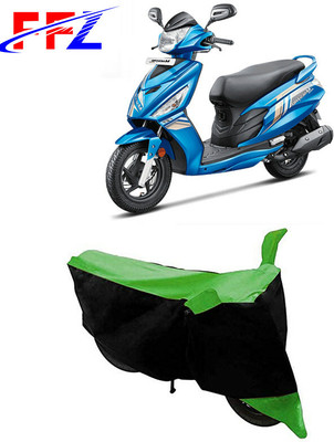 FFZ Two Wheeler Cover for Hero(Maestro Edge, Black, Green)
