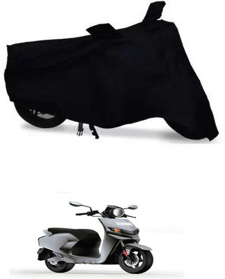 THE REAL ARV Waterproof Two Wheeler Cover for 22Motors(Flow, Black)