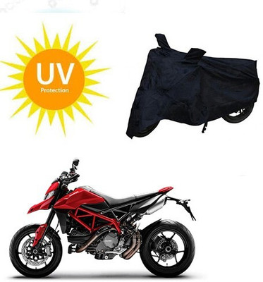 MMSSTAR Waterproof Two Wheeler Cover for Ducati(Hyperstrada, Black)