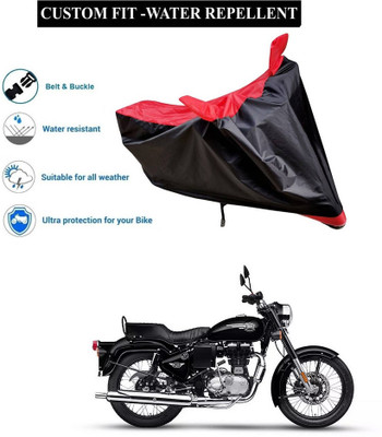 CODOKI Waterproof Two Wheeler Cover for Royal Enfield(Bullet 350 Twinspark, Red)
