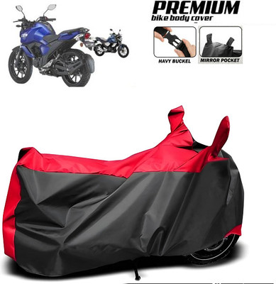 smwzxyu Waterproof Two Wheeler Cover for Universal For Bike(FZ 25, Red)