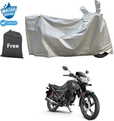 PAGORA Waterproof Two Wheeler Cover for Honda(SP 125, Silver)