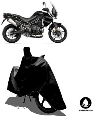 Amexride Waterproof Two Wheeler Cover for Triumph(Tiger 800 XR, Black)
