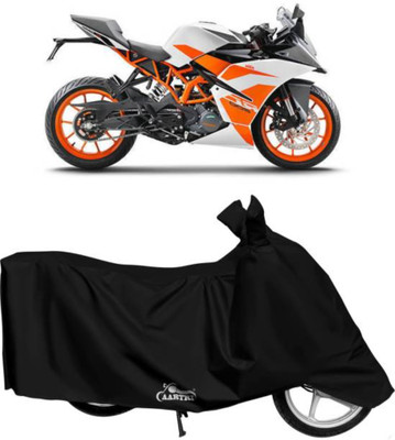 LIFE TO HUB Two Wheeler Cover for Ather, KTM, Piaggio, Royal Enfield, Suzuki(RED 125, Black)