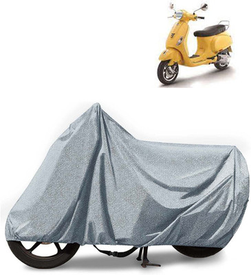 Kingsway Waterproof Two Wheeler Cover for Piaggio(Vespa VXL, Silver)