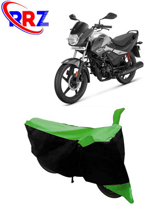 RRZ Waterproof Two Wheeler Cover for Hero(Passion Pro i3S, Black, Green)