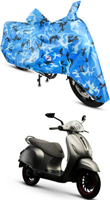 EGAL Waterproof Two Wheeler Cover for Bajaj(Urbanite Chetak BS6, Multicolor)