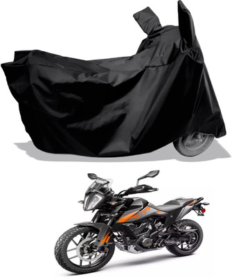 Amexride Two Wheeler Cover for KTM(390 Adventure BS6, Black)