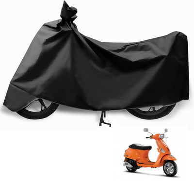 Euro Care Waterproof Two Wheeler Cover for Vespa(Vespa SXL, Black)