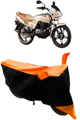 Varnwal E Commerce Waterproof Two Wheeler Cover for LML(Freedom, Orange, Black)