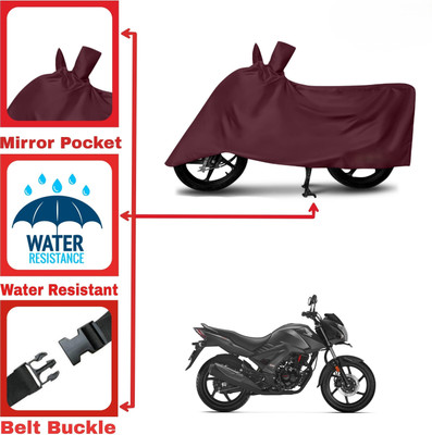 DeepShakshi AUTOMOTIVE Two Wheeler Cover for Honda(CB Twister, Maroon)