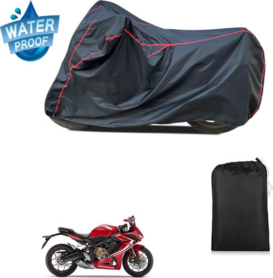 PAGORA Waterproof Two Wheeler Cover for Honda(CBR650R, Black)