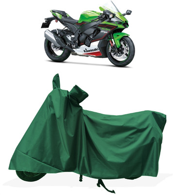 Tricway Two Wheeler Cover for Kawasaki(Ninja ZX 10R, Green)