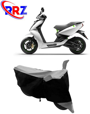 RRZ Waterproof Two Wheeler Cover for Ather(450, Black, Grey)