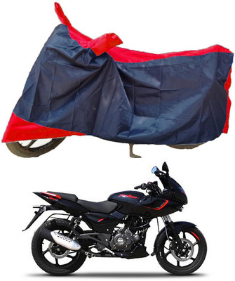 Mdstar Waterproof Two Wheeler Cover for Bajaj(Pulsar 180F, Red, Blue)