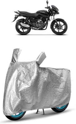 J S R Waterproof Two Wheeler Cover for Bajaj(Pulsar 150, Silver)