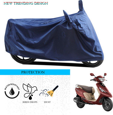 SnehaSales Waterproof Two Wheeler Cover for TVS(Scooty Zest 110, Blue)