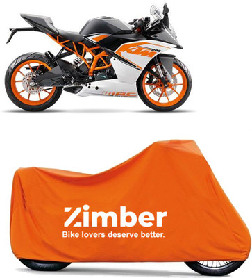 THE REAL ARV Two Wheeler Cover for KTM(RC 200, Orange)