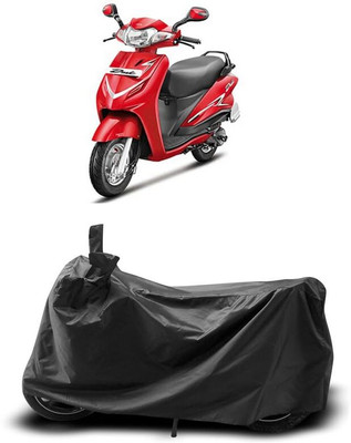 KEDIT Two Wheeler Cover for Hero(Duet 125 CC BS6, Black)