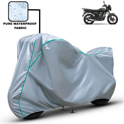 Delphinium Waterproof Two Wheeler Cover for Bajaj(CT 125X, Silver)