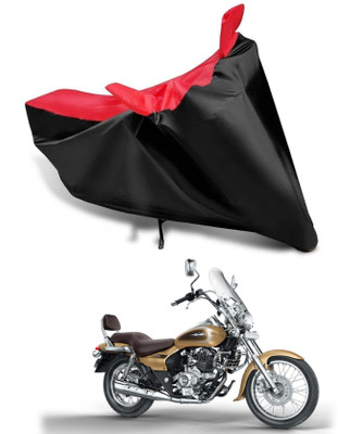 KEDIT Two Wheeler Cover for Bajaj(Avenger 400, Red, Black)