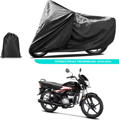 PAGORA Two Wheeler Cover for Hero(CD deluxe, Black)