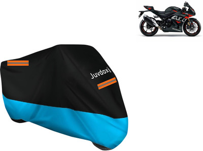 Juvdoxj Waterproof Two Wheeler Cover for Suzuki(GSX, Blue)