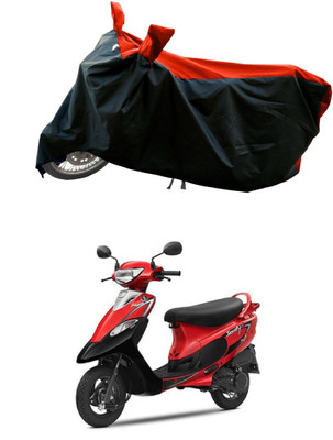 AESTRYD Two Wheeler Cover for TVS(Pep Plus BS6, Red)