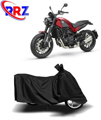 RRZ Waterproof Two Wheeler Cover for Benelli(Leoncino 250, Black)