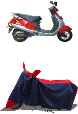 SUGASHRI Waterproof Two Wheeler Cover for Kinetic(Nova, Red, Blue)
