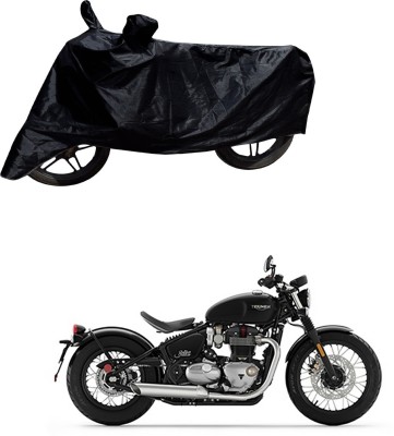 Furious3D Two Wheeler Cover for Triumph(Bonneville Bobber, Black)