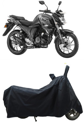 Coxtor Waterproof Two Wheeler Cover for Yamaha(FZ S FI (V 2.0) BS6, Black)
