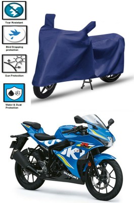 AutoTiger Two Wheeler Cover for Suzuki(Gixxer, Blue)