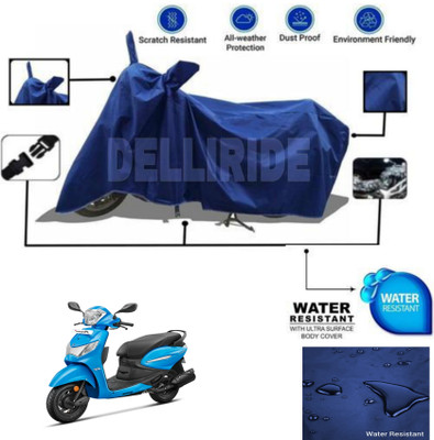 TPNYKR Waterproof Two Wheeler Cover for Hero(Pleasure, Blue)
