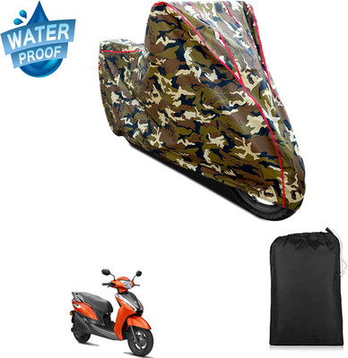GOSHIV-car and bike accessories Waterproof Two Wheeler Cover for Ampere(Yellow)