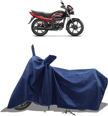 AASHTIK MART Two Wheeler Cover for Hero(Passion, Blue)