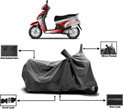 Amexride Two Wheeler Cover for Mahindra(Gusto Electric, Grey)