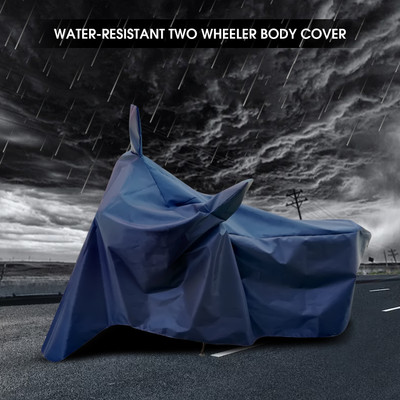 SnehaSales Waterproof Two Wheeler Cover for Hero(Duet LX 110CC, Blue)