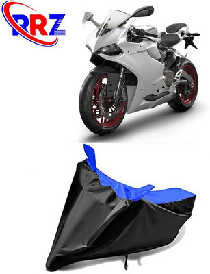 RRZ Waterproof Two Wheeler Cover for Ducati(899 Panigale, Black, Blue)