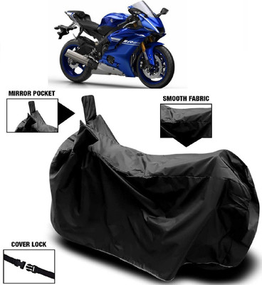 MMSSTAR Waterproof Two Wheeler Cover for Yamaha(YZF R25, Black)
