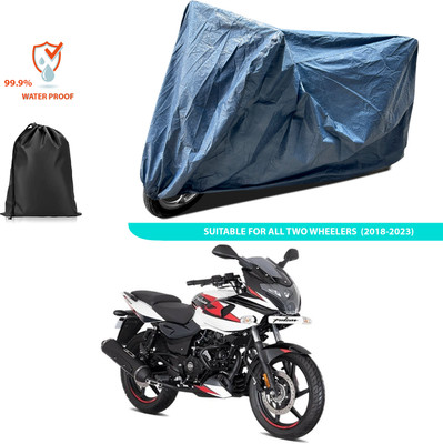 PAGORA Waterproof Two Wheeler Cover for Bajaj(Pulsar 220F, Blue)