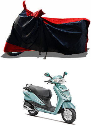 DeepShakshi AUTOMOTIVE Waterproof Two Wheeler Cover for Hero(Moto Corp Duet, Red)