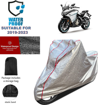PAGORA Waterproof Two Wheeler Cover for CFMoto(650GT, Silver)