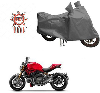 MMSSTAR Waterproof Two Wheeler Cover for Ducati(Monster 795, Grey)