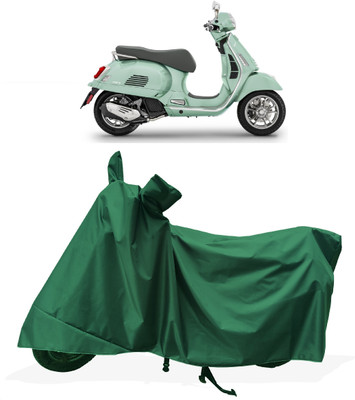 Tricway Two Wheeler Cover for Vespa(GTS 300 BS6, Green)