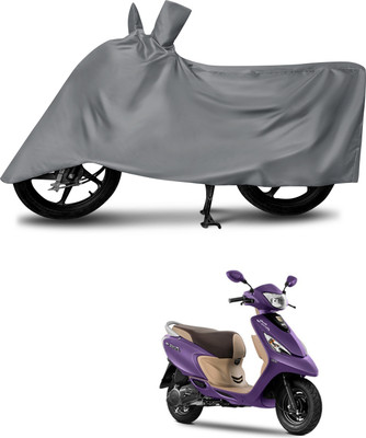 MMSSTAR Waterproof Two Wheeler Cover for TVS(Zest, Grey)