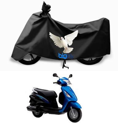 BigFly Two Wheeler Cover for Suzuki(Swish 125, Black)
