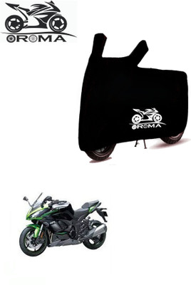 DeepShakshi AUTOMOTIVE Waterproof Two Wheeler Cover for Kawasaki(Ninja 1000, Black)