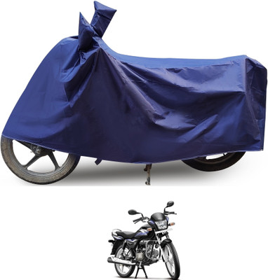 Euro Care Waterproof Two Wheeler Cover for Hero(Splendor PRO, Blue)