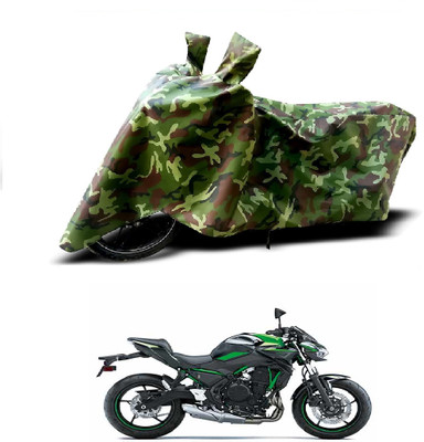 NIRUJI TRADERS Waterproof Two Wheeler Cover for Kawasaki(Z650, Multicolor)